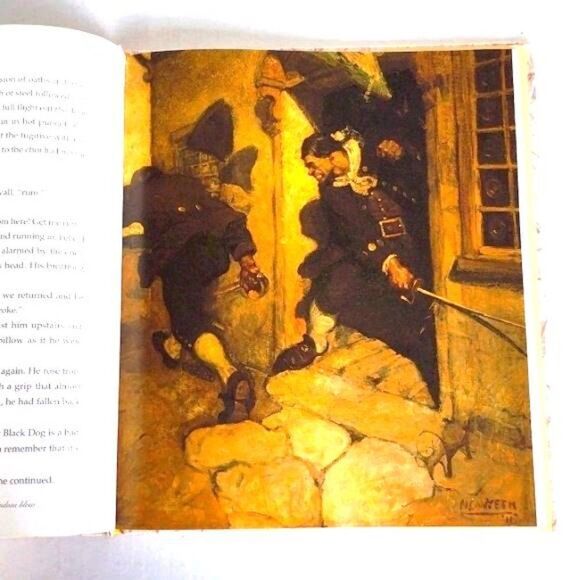 Treasure Island Scribner Classic Illustrated Storybook Robert Louis Stevenson - Picture 5 of 9